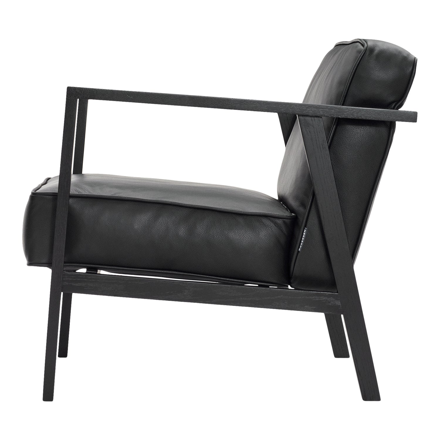 Andersen Furniture - LC1 Loungestol - sort læder/stel i sortlakeret - Andersen Furniture - DesignGaragen.dk