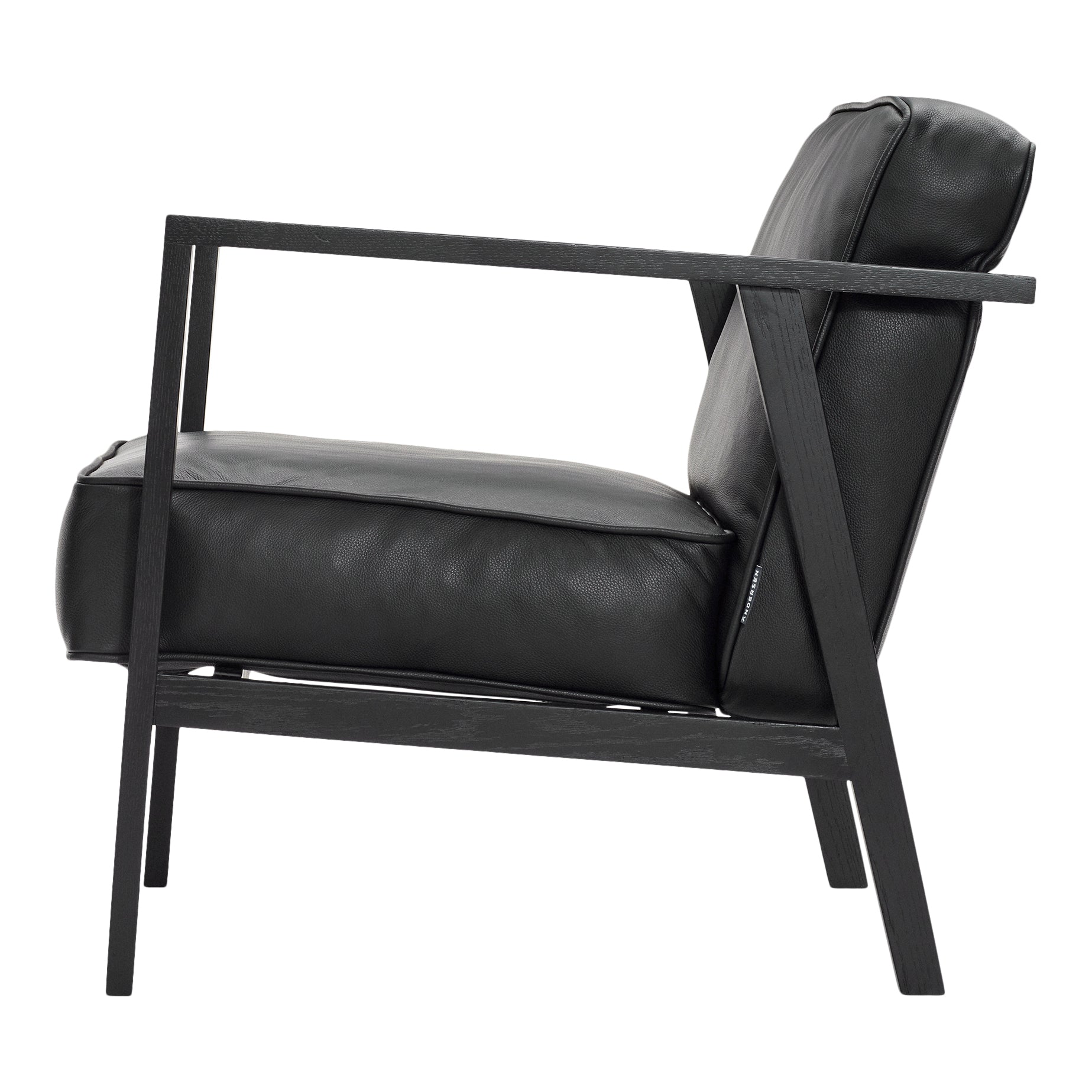 Andersen Furniture - LC1 Loungestol - sort læder/stel i sortlakeret - Andersen Furniture - DesignGaragen.dk