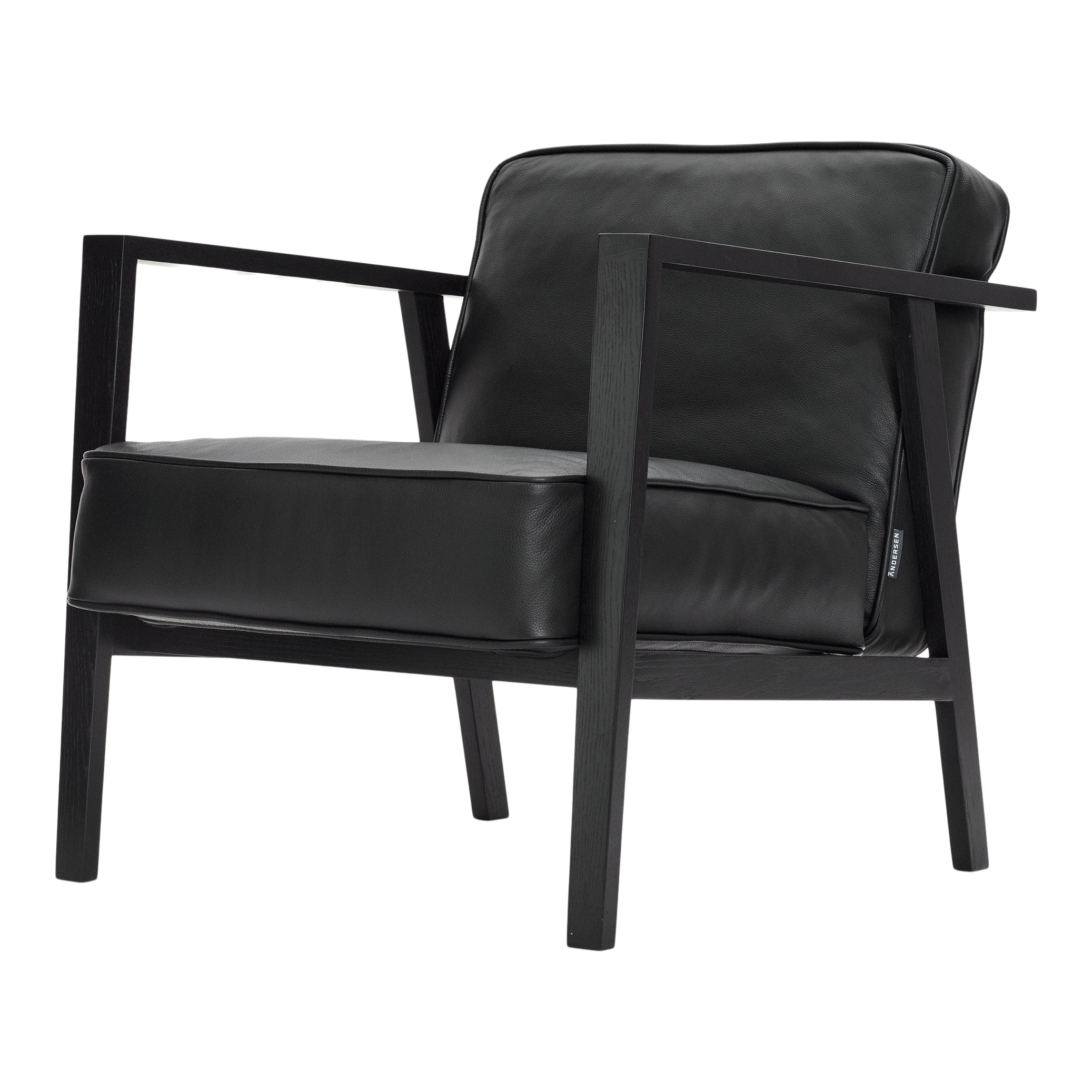 Andersen Furniture - LC1 Loungestol - sort læder/stel i sortlakeret - Andersen Furniture - DesignGaragen.dk