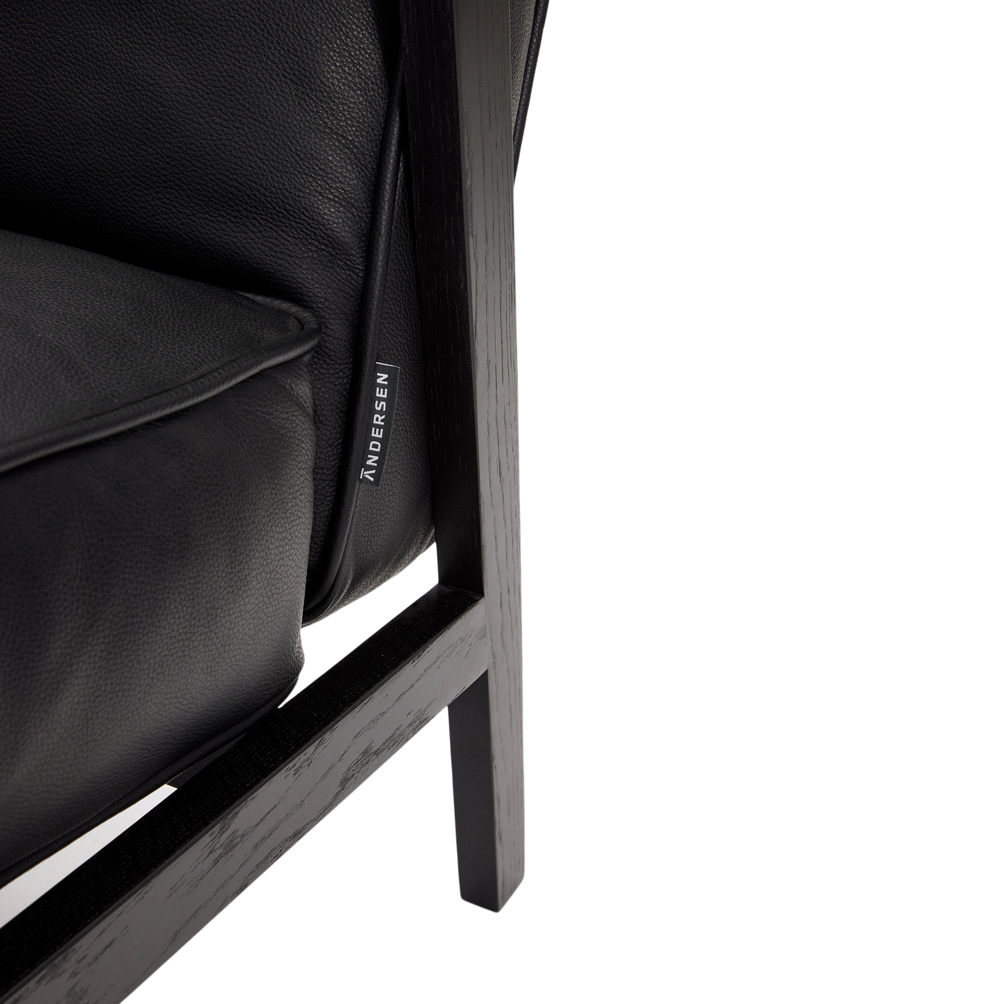 Andersen Furniture - LC1 Loungestol - sort læder/stel i sortlakeret - Andersen Furniture - DesignGaragen.dk