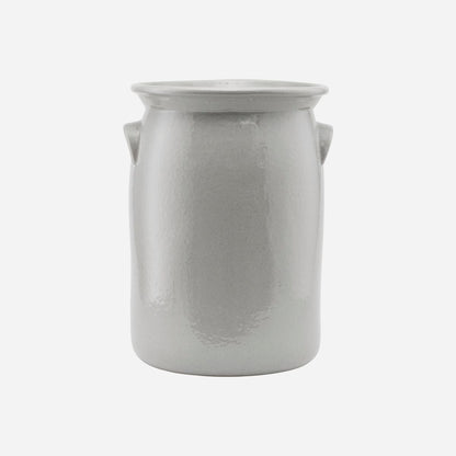 Meraki-Keramikkrukke, Shellish grey-h: 36 cm, dia: 25 cm