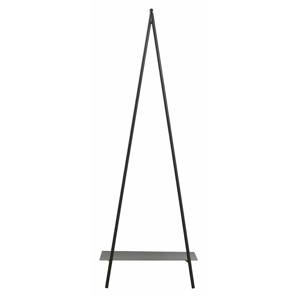 RAVI garderobestativ i jern - 180x64 cm - sort