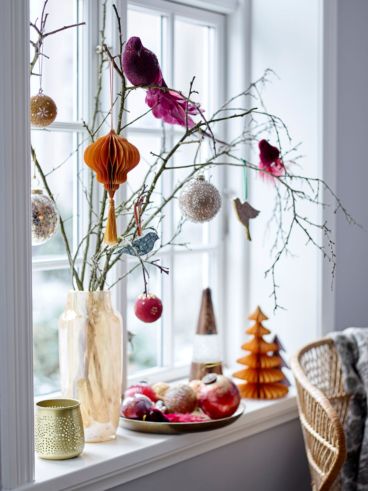 Bloomingville Frid Vase, Natur, Glas - Bloomingville - DesignGaragen.dk
