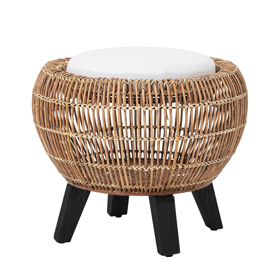 Bloomingville Bloomingville Sue Taburet m/Opbevarings Rum, Natur, Arurog - DesignGaragen.dk.