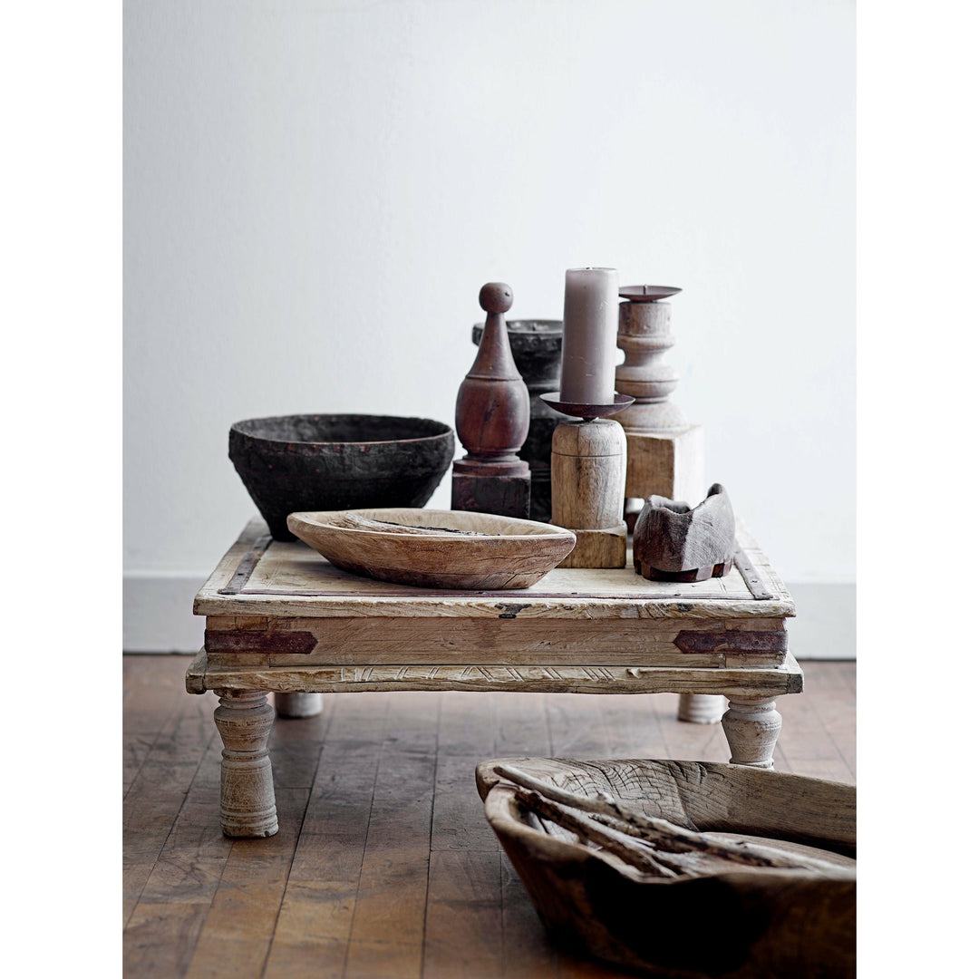 Creative Collection Creative Collection Fahim Piedestal, Natur, Genanvendt træ - DesignGaragen.dk.