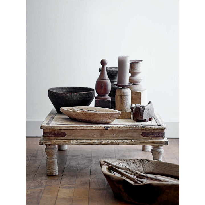 Creative Collection Creative Collection Fahim Piedestal, Natur, Genanvendt træ - DesignGaragen.dk.