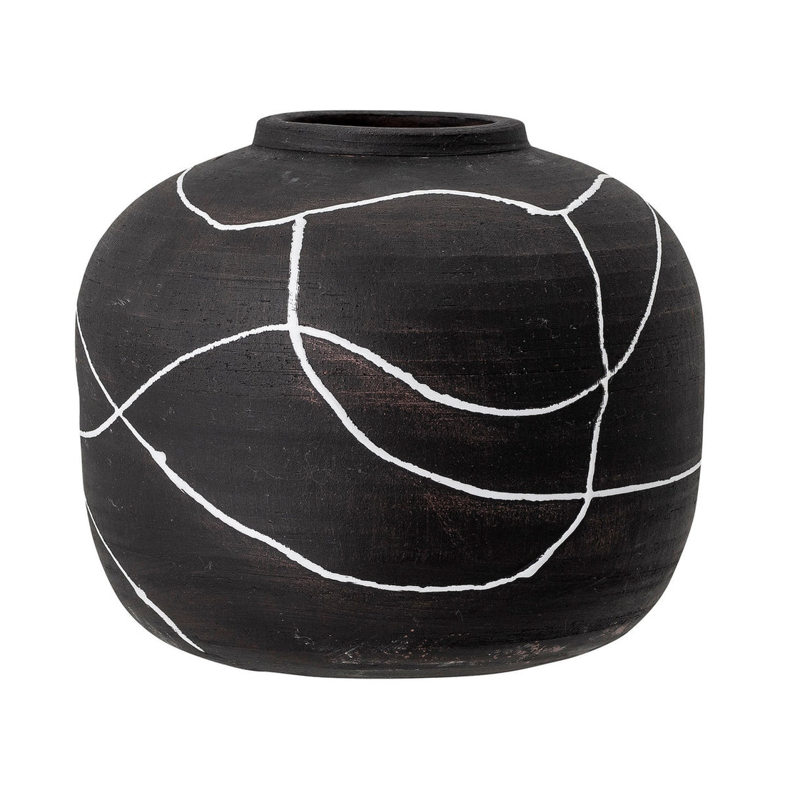 Bloomingville Niza Deko Vase, Sort, Terrakotta - Bloomingville - DesignGaragen.dk