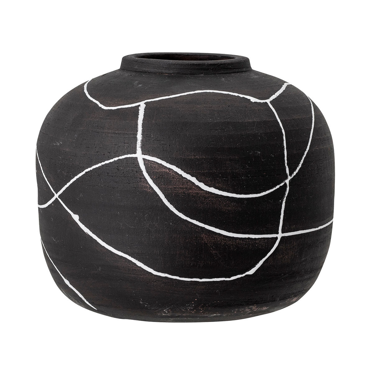 Bloomingville Niza Deko Vase, Sort, Terrakotta - Bloomingville - DesignGaragen.dk
