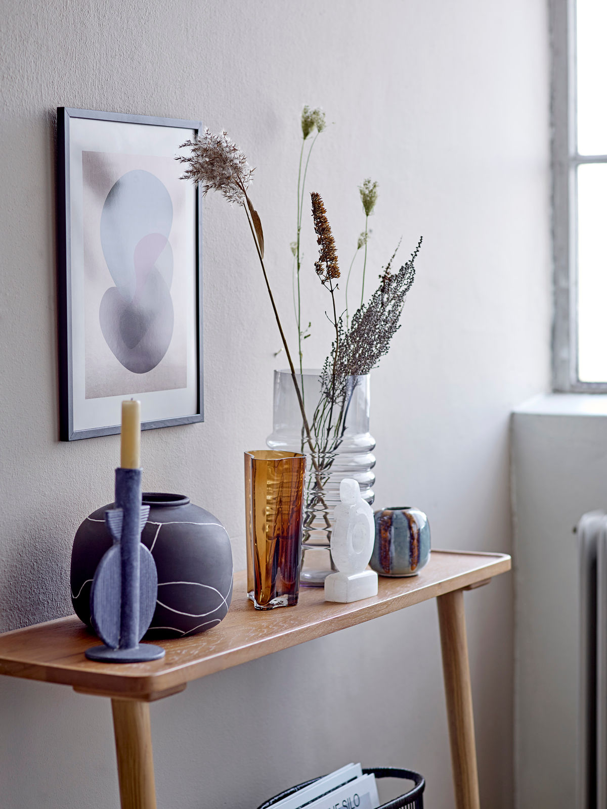 Bloomingville Niza Deko Vase, Sort, Terrakotta - Bloomingville - DesignGaragen.dk