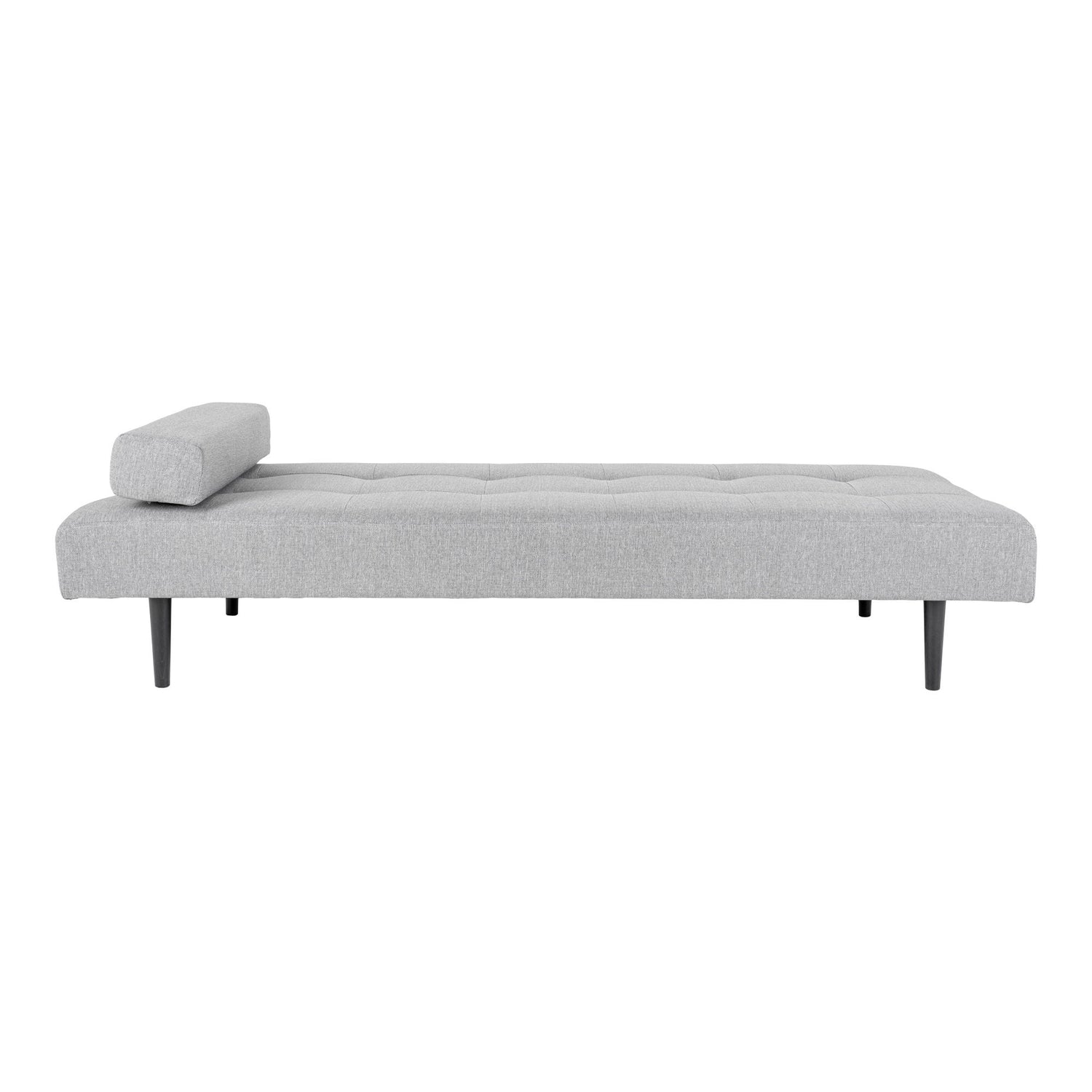 Capri Daybed - Daybed i lysegrå med sorte træben, HN1001