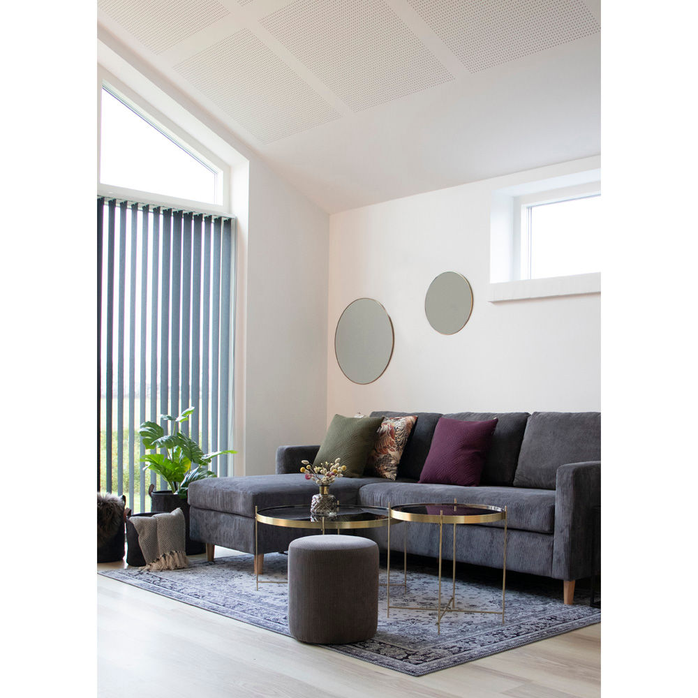 Ferrel Pude - Pude i bordeaux rød, 45x45cm