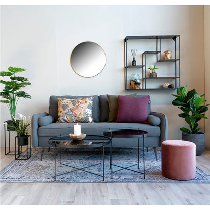 Ferrel Pude - Pude i bordeaux rød, 45x45cm