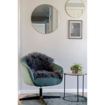 Mongolian Skind - Mongolian Skind, grå, 50x90 cm