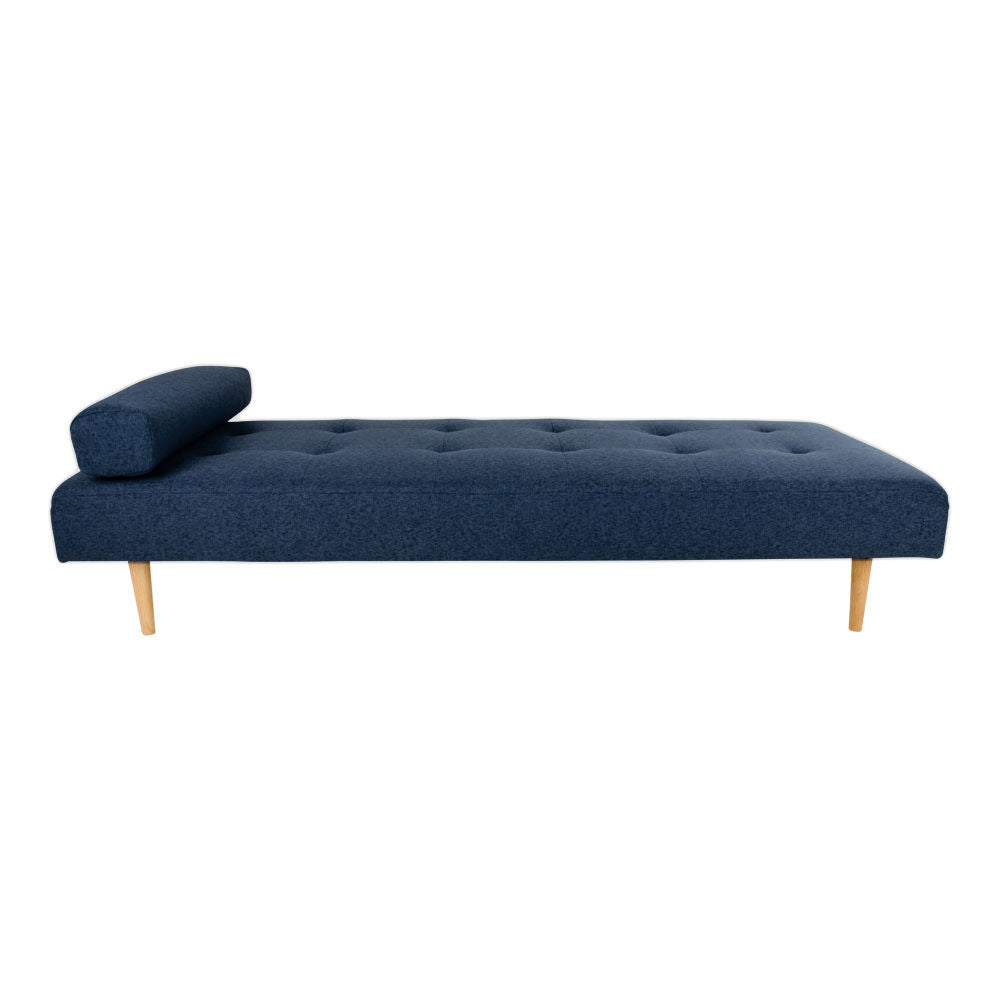 Capri Daybed - Daybed i mørkeblå med natur træben, HN1003 - 1 - stk