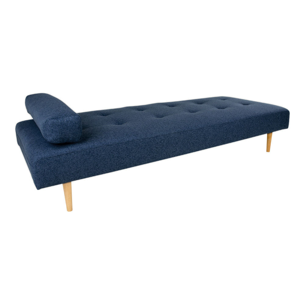 Capri Daybed - Daybed i mørkeblå med natur træben, HN1003 - 1 - stk