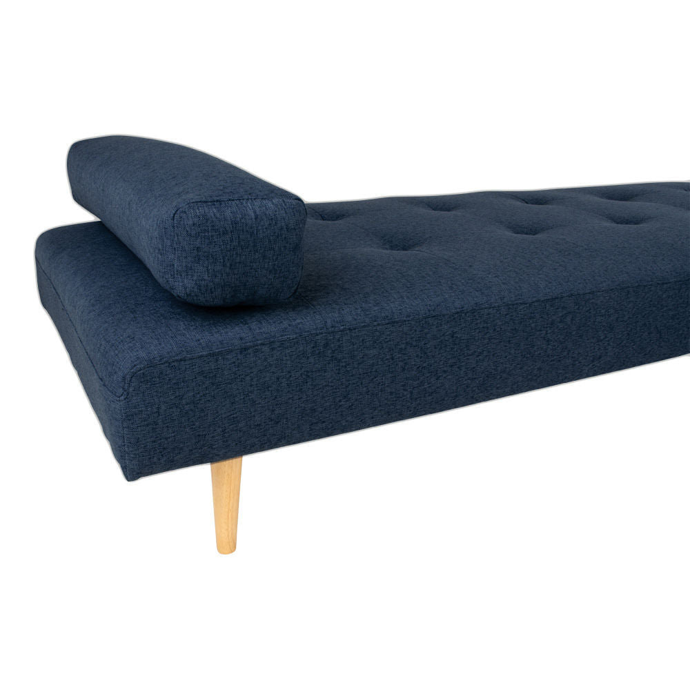 Capri Daybed - Daybed i mørkeblå med natur træben, HN1003 - 1 - stk