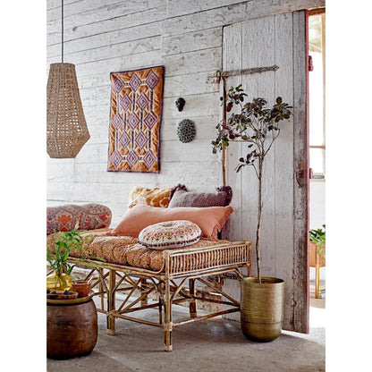 Bloomingville Ester Cushion, Orange, Bomuld - Bloomingville - DesignGaragen.dk