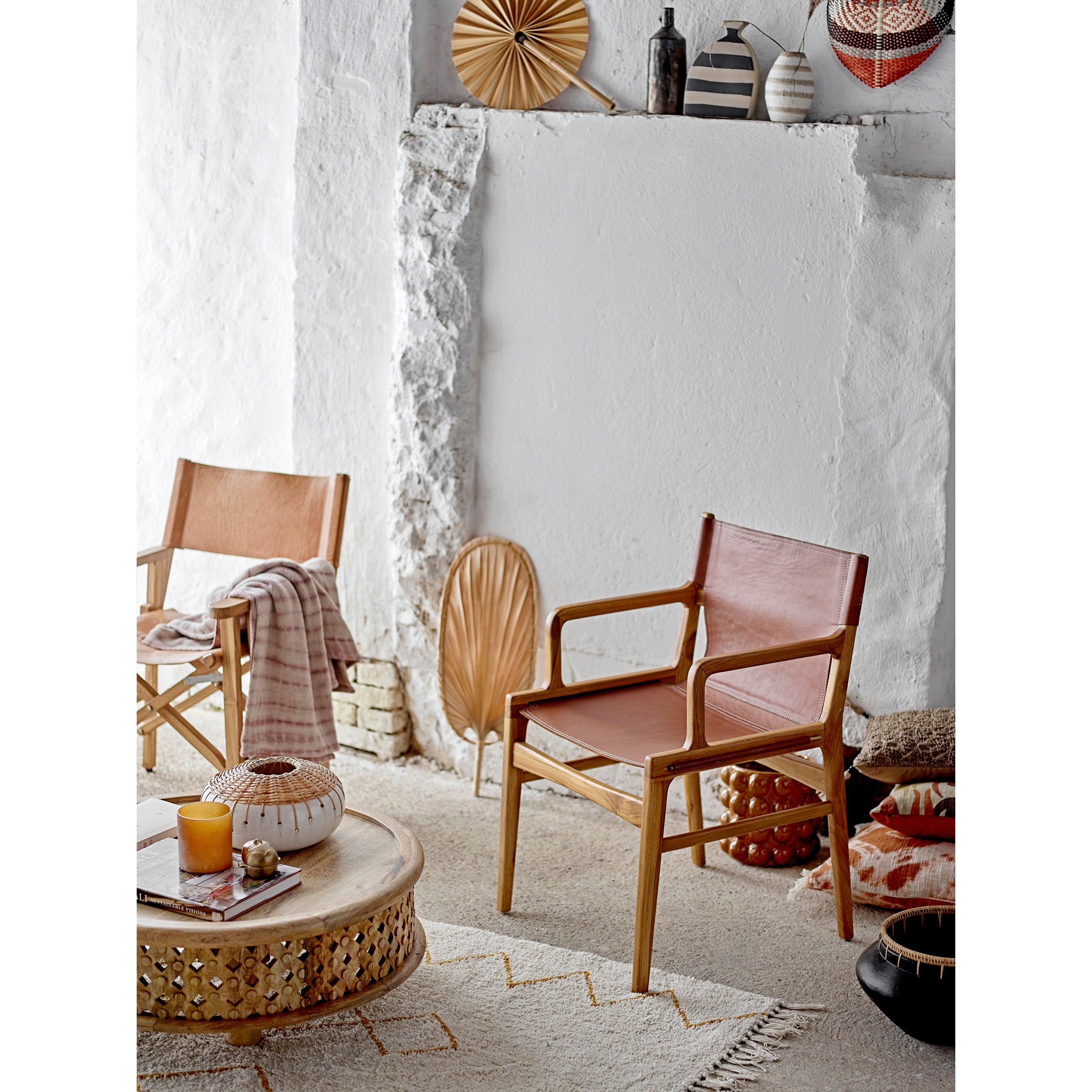 Bloomingville Ester Cushion, Orange, Bomuld - Bloomingville - DesignGaragen.dk