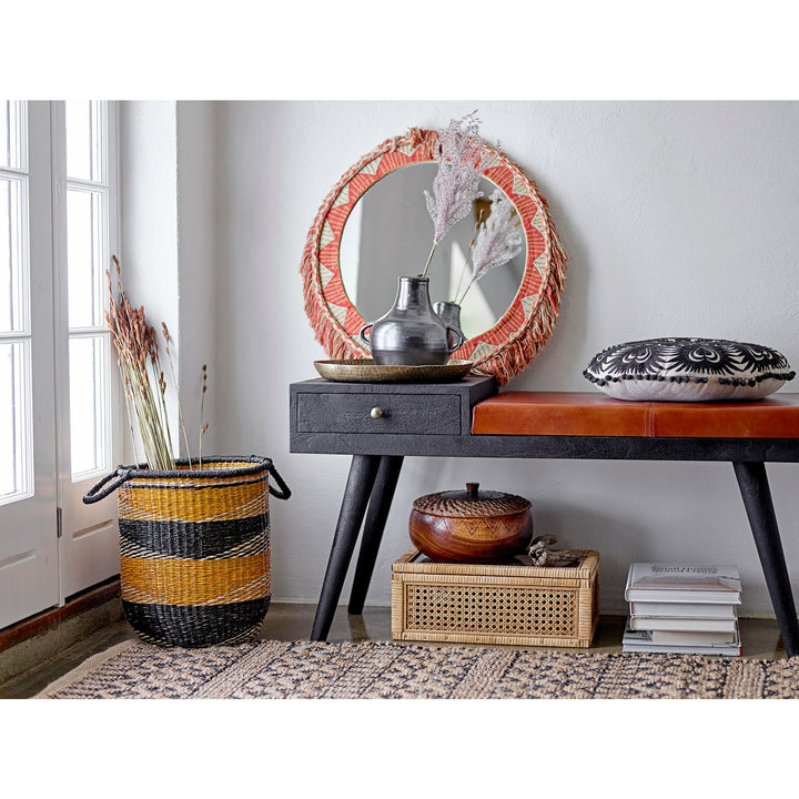 Bloomingville Lally Æske m/Låg, Natur, Rattan - Bloomingville - DesignGaragen.dk