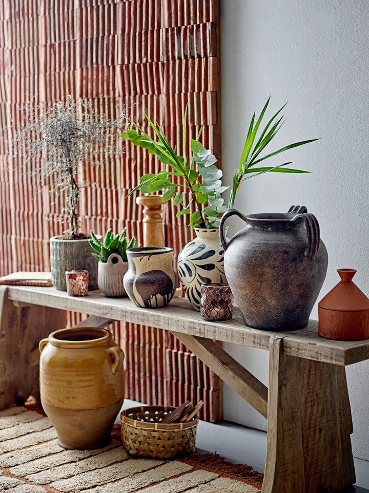 Bloomingville Nala Urtepotteskjuler, Sort, Terrakotta - Bloomingville - DesignGaragen.dk