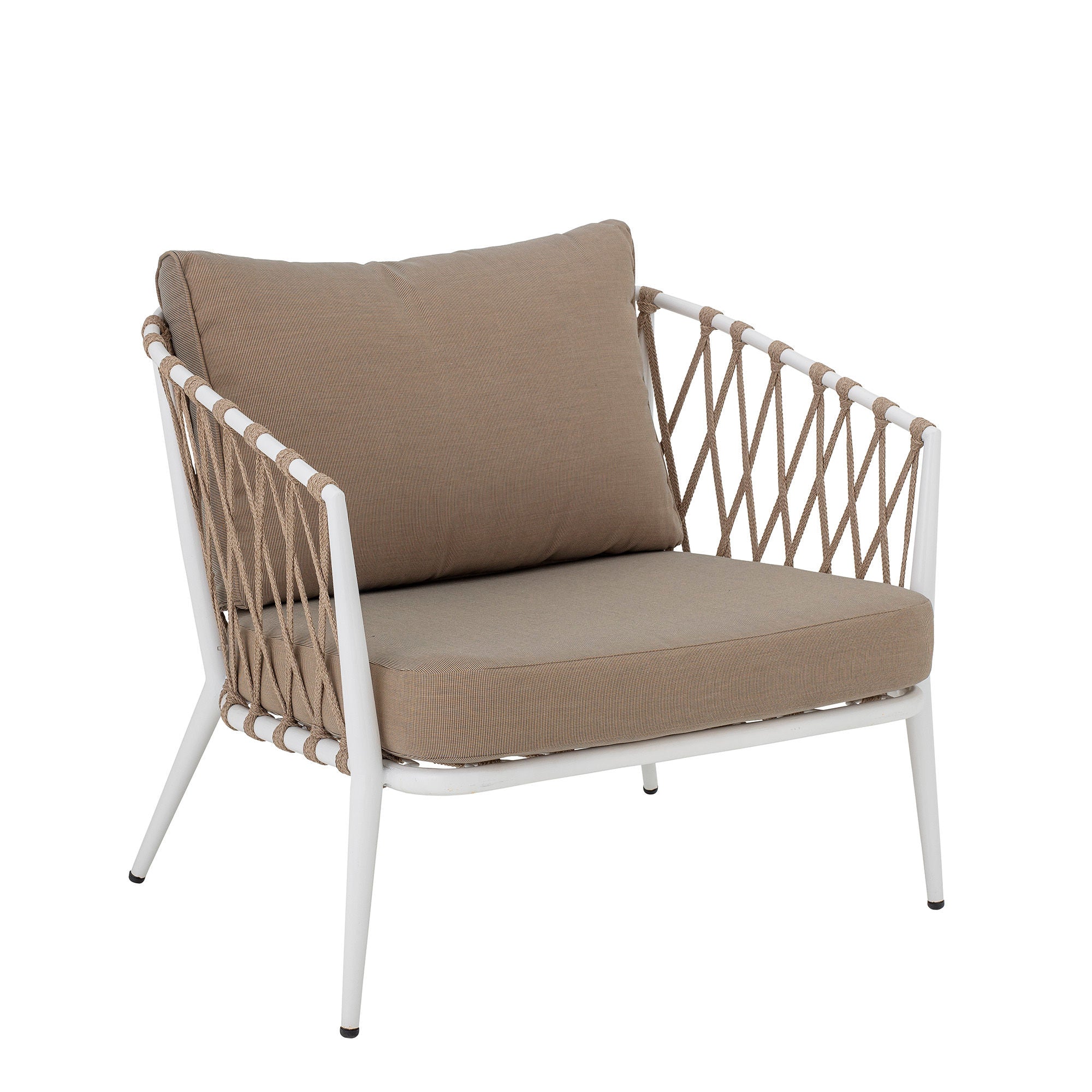Creative Collection Cia Lounge Stol, Hvid, Metal - Creative Collection - DesignGaragen.dk