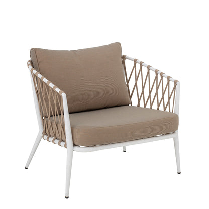 Creative Collection Cia Lounge Stol, Hvid, Metal - Creative Collection - DesignGaragen.dk