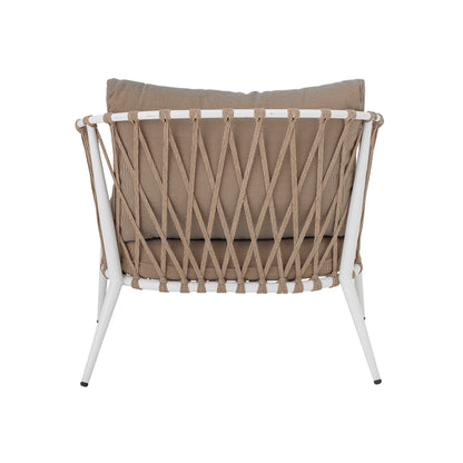 Creative Collection Cia Lounge Stol, Hvid, Metal - Creative Collection - DesignGaragen.dk