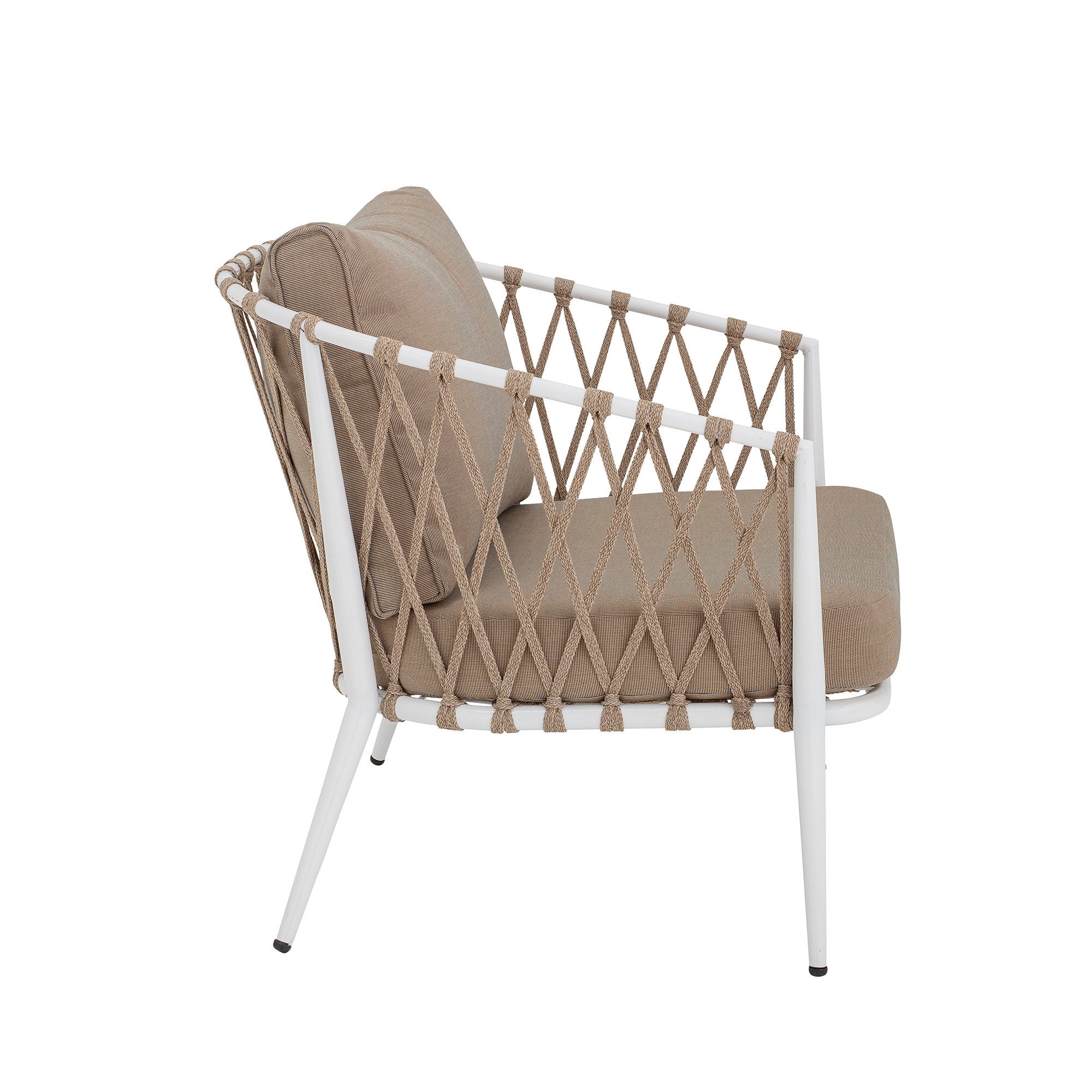 Creative Collection Cia Lounge Stol, Hvid, Metal - Creative Collection - DesignGaragen.dk