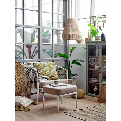 Creative Collection Cia Lounge Stol, Hvid, Metal - Creative Collection - DesignGaragen.dk
