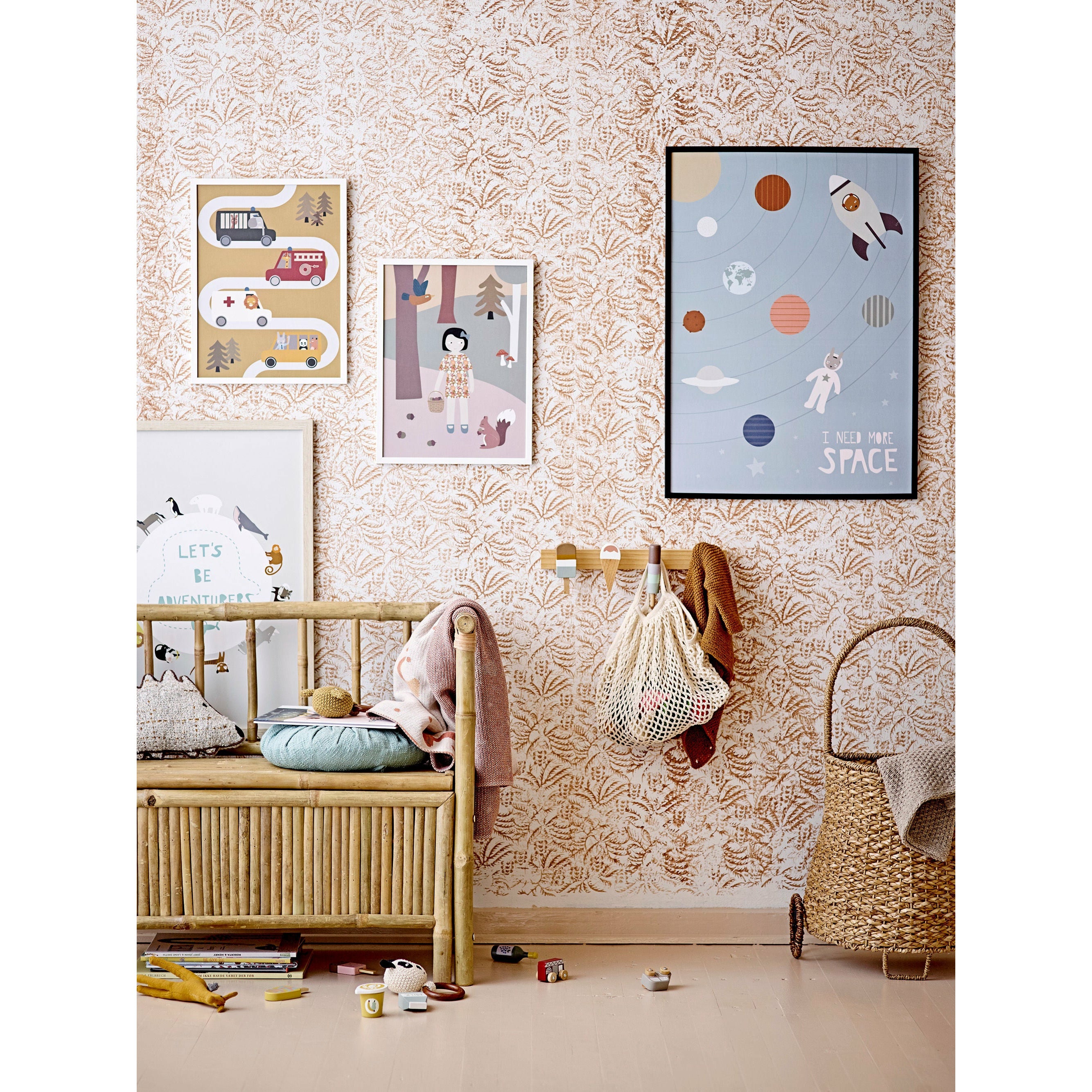 Bloomingville MINI Gytta Ramme, Hvid, Fyr - Bloomingville MINI - DesignGaragen.dk