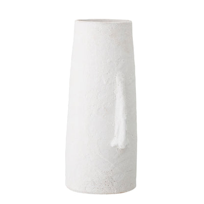 Bloomingville Bloomingville Berican Deko Vase, Hvid, Terrakotta - DesignGaragen.dk.