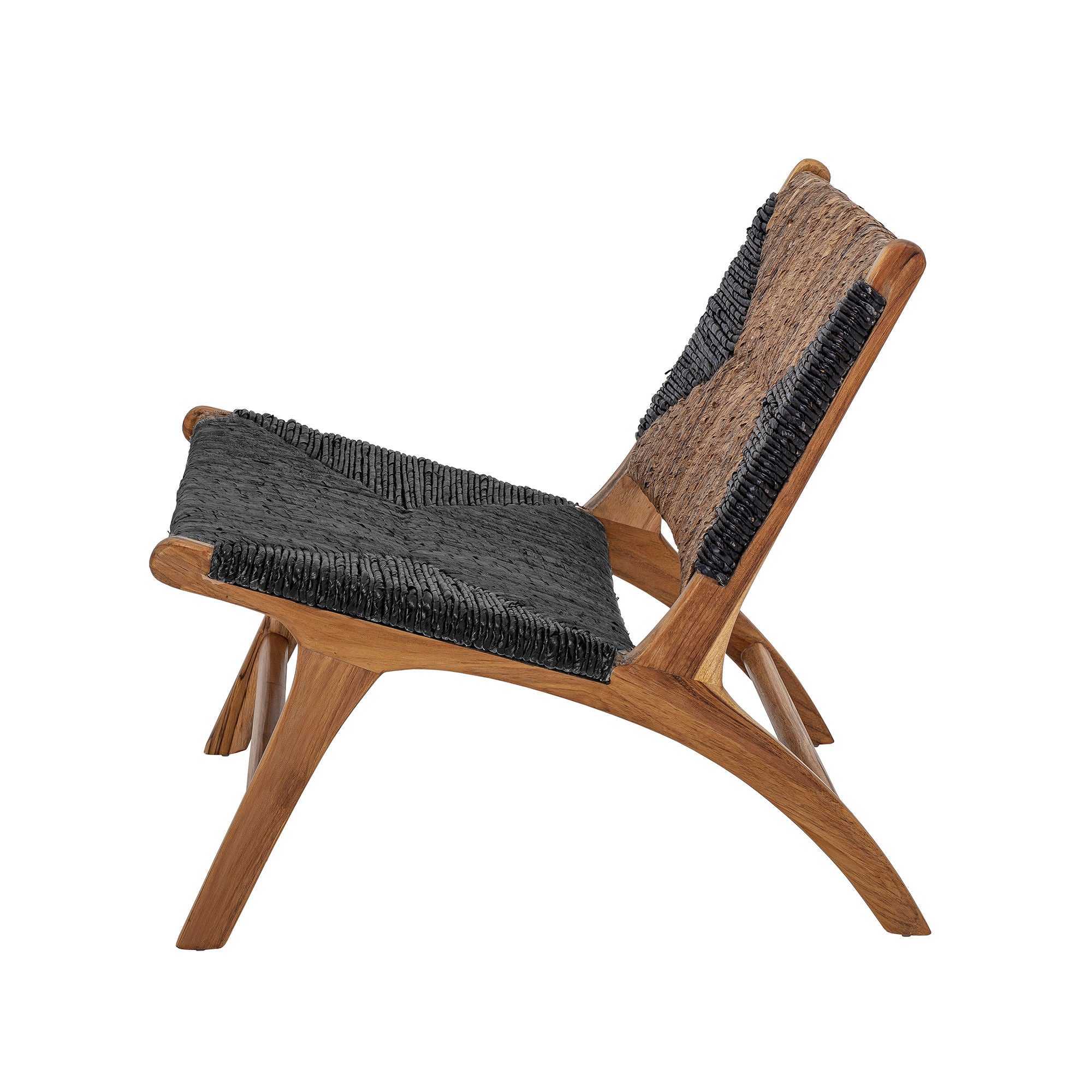 Creative Collection Grant Lounge Stol, Sort, Teak - Creative Collection - DesignGaragen.dk