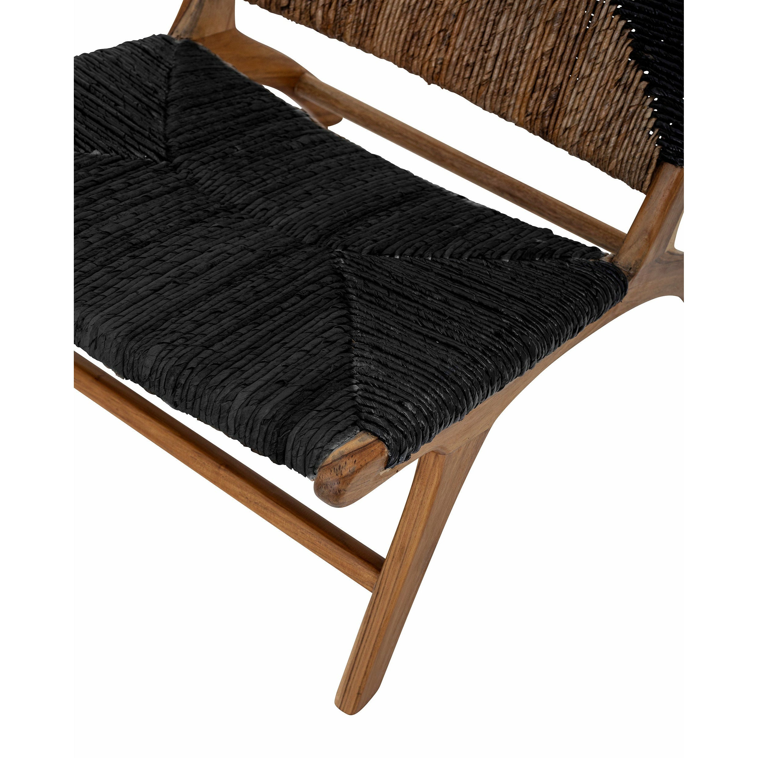 Creative Collection Grant Lounge Stol, Sort, Teak - Creative Collection - DesignGaragen.dk