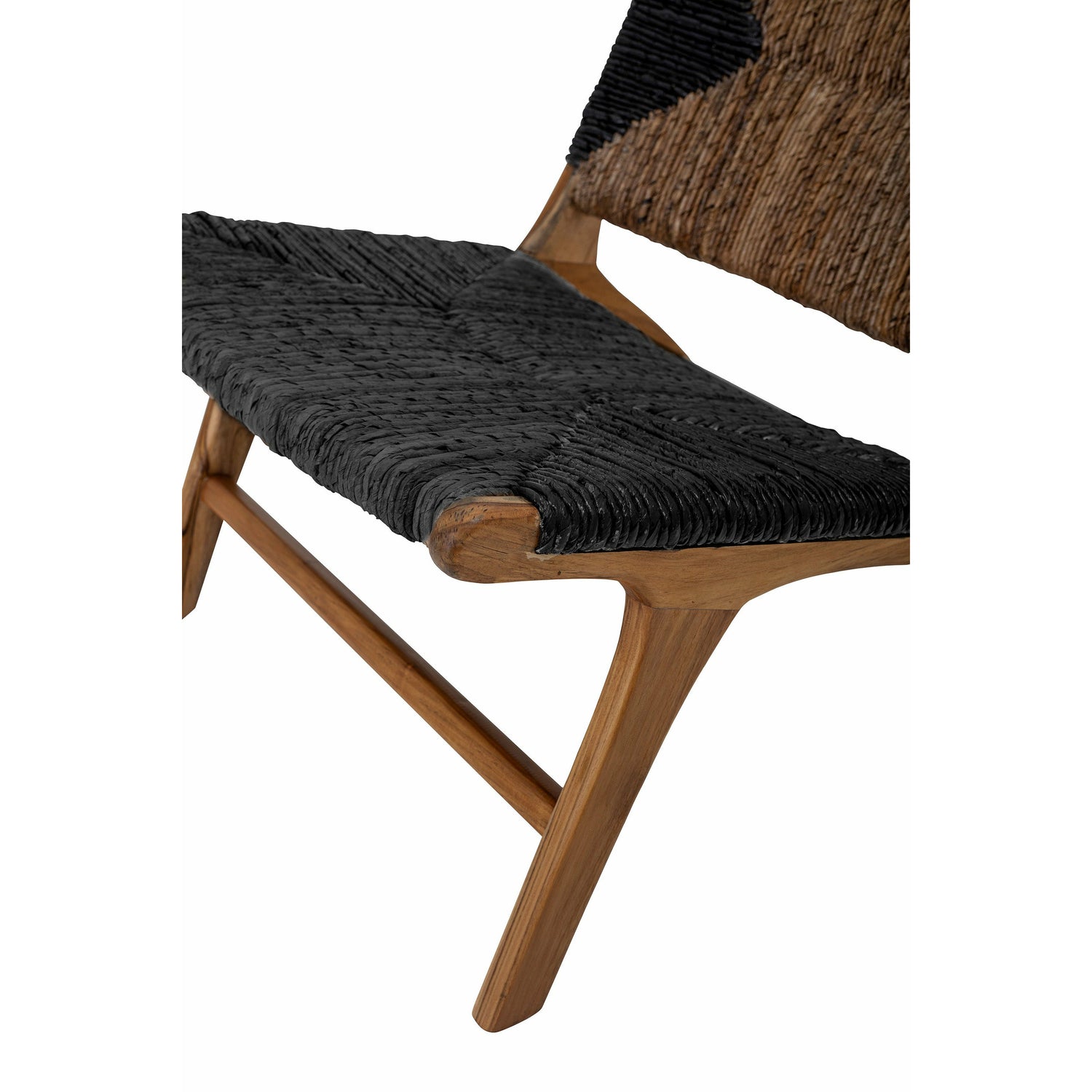 Creative Collection Grant Lounge Stol, Sort, Teak - Creative Collection - DesignGaragen.dk