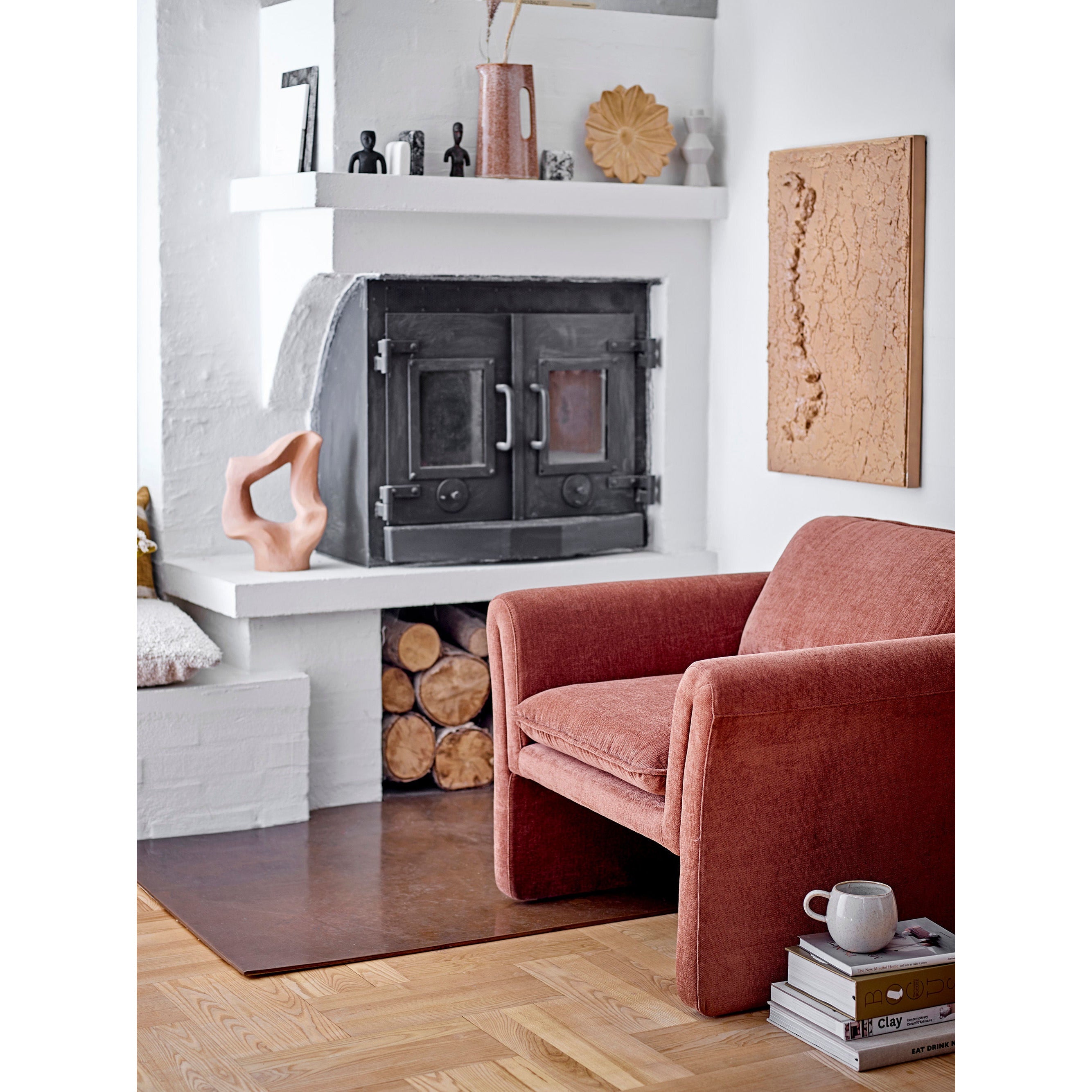 Bloomingville Evi Tray, Brun, Marmor - Bloomingville - DesignGaragen.dk