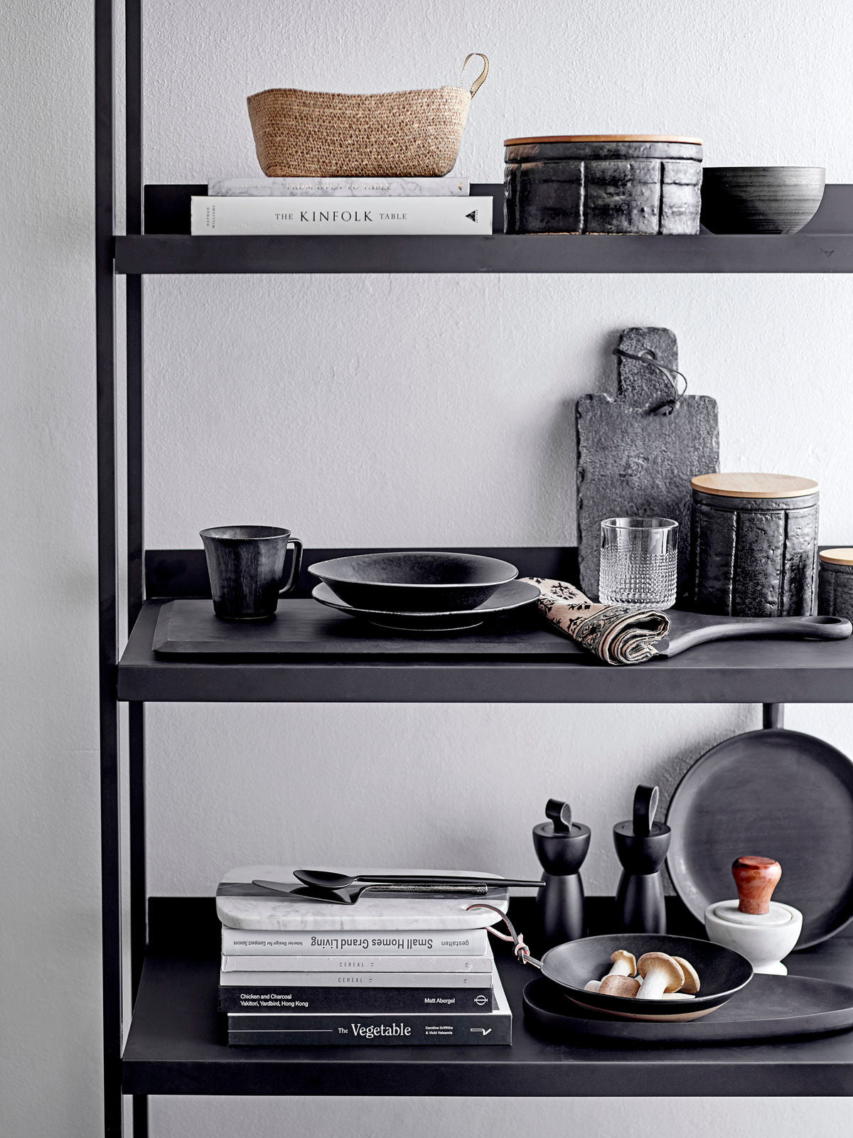 Bloomingville Okai Serveringsfad, Sort, Akacie