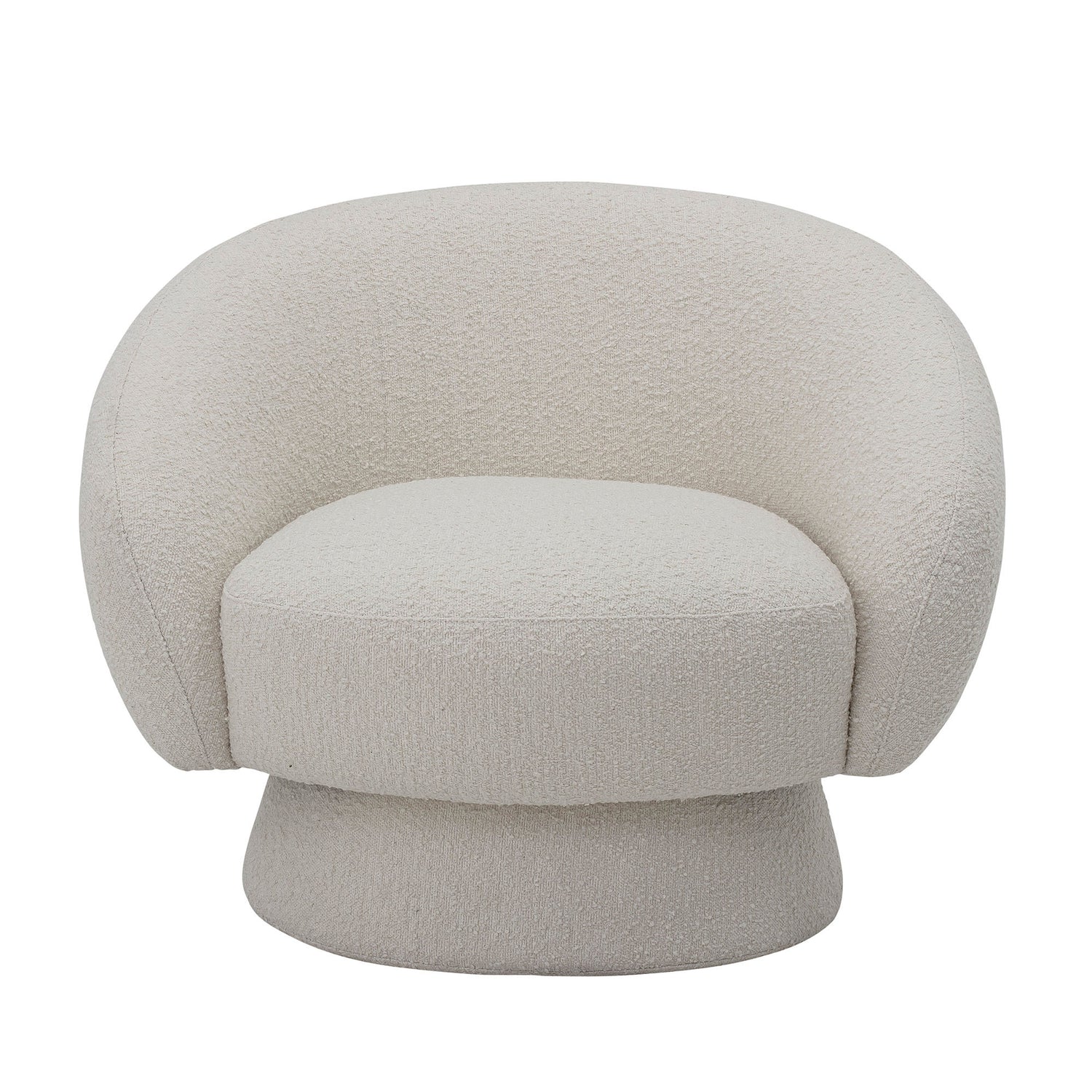 Bloomingville Ted Lounge Stol, Hvid, Polyester - Bloomingville - DesignGaragen.dk