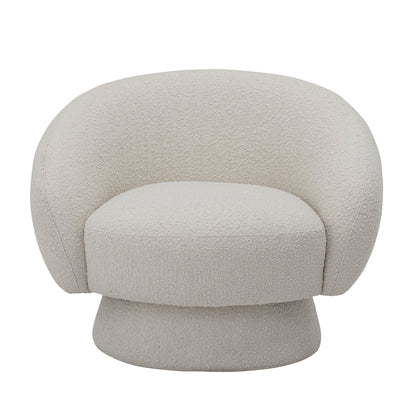 Bloomingville Ted Lounge Stol, Hvid, Polyester - Bloomingville - DesignGaragen.dk