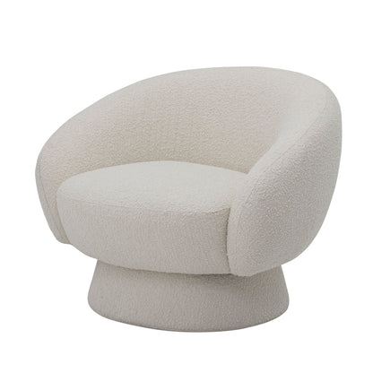Bloomingville Ted Lounge Stol, Hvid, Polyester - Bloomingville - DesignGaragen.dk