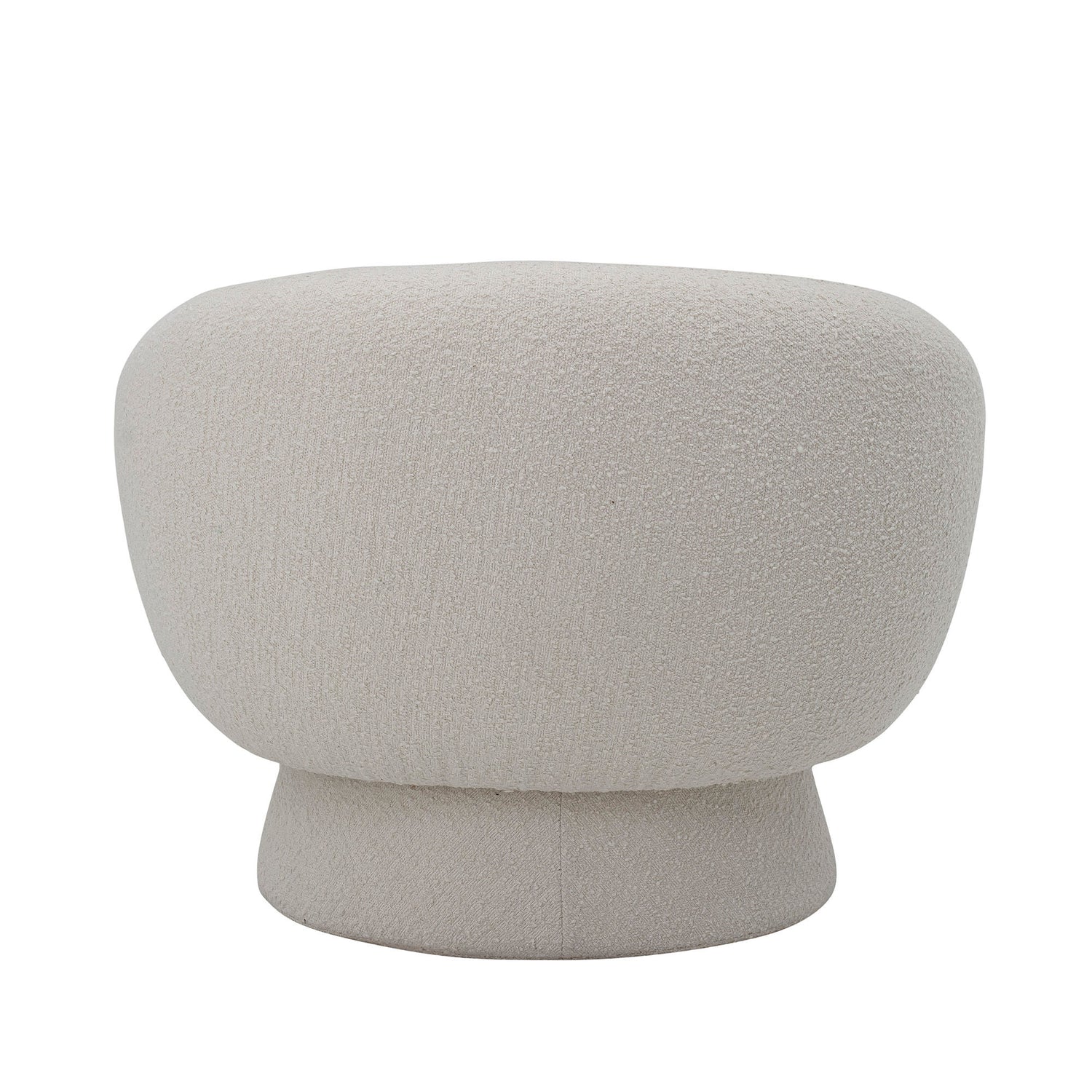 Bloomingville Ted Lounge Stol, Hvid, Polyester - Bloomingville - DesignGaragen.dk