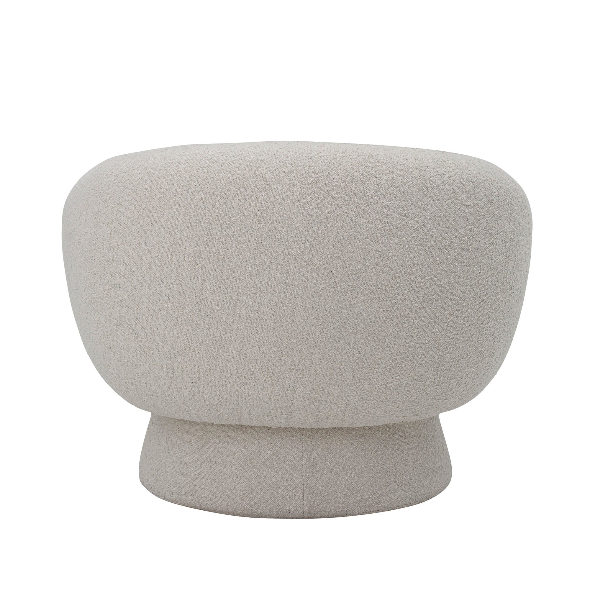 Bloomingville Ted Lounge Stol, Hvid, Polyester - Bloomingville - DesignGaragen.dk