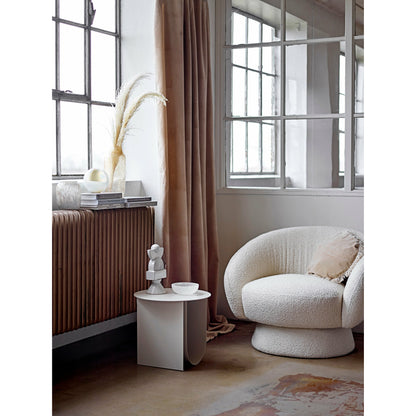 Bloomingville Ted Lounge Stol, Hvid, Polyester - Bloomingville - DesignGaragen.dk