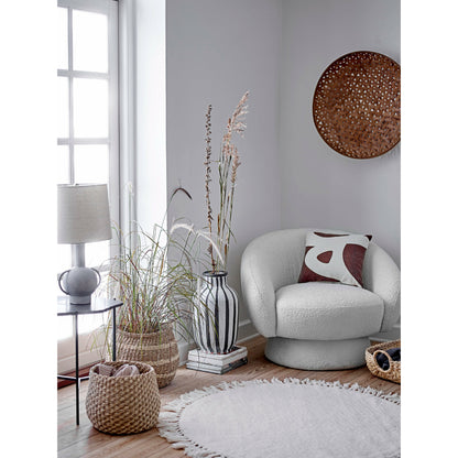 Bloomingville Ted Lounge Stol, Hvid, Polyester - Bloomingville - DesignGaragen.dk