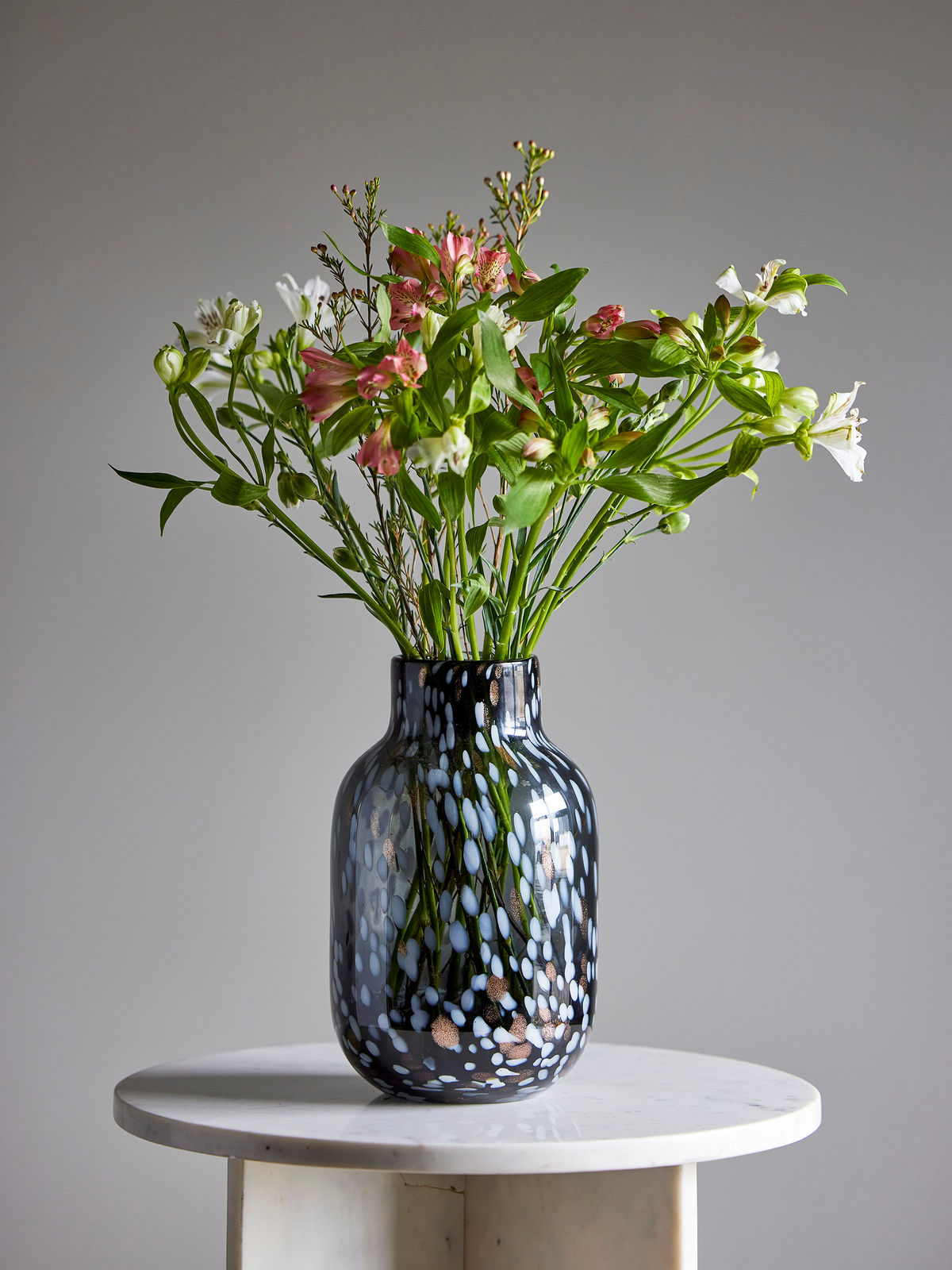 Bloomingville Gwan Vase, Grå, Glas