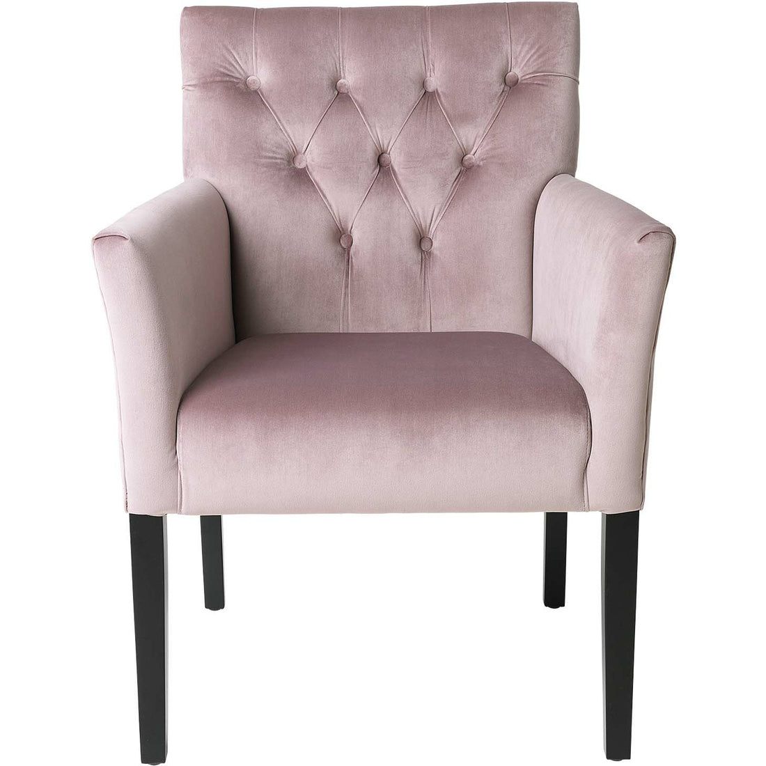 Cozy Living Chair - Sander Dining chair - Velvet - OLD ROSE*