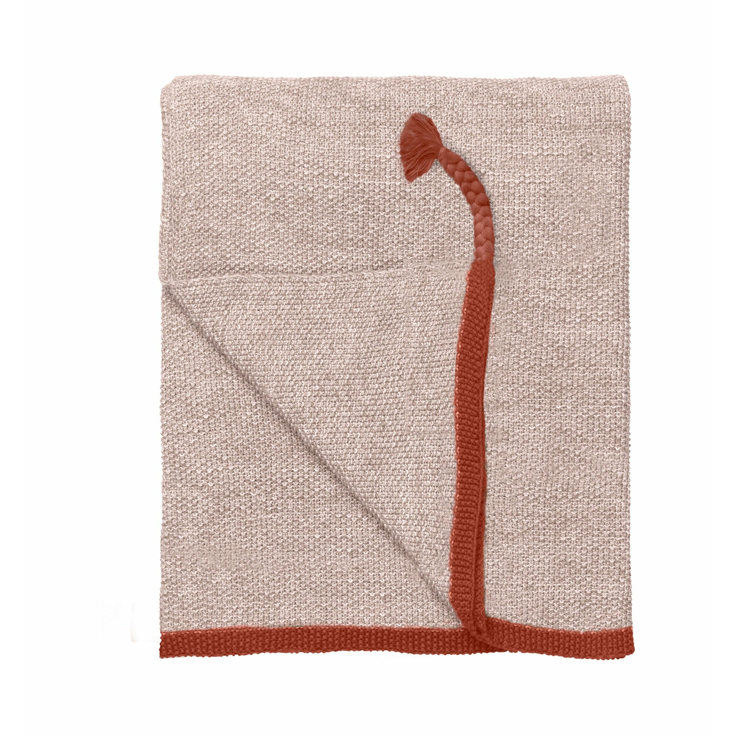 Cozy Living Astrid reverse knitted Throw - MAGNOLIA