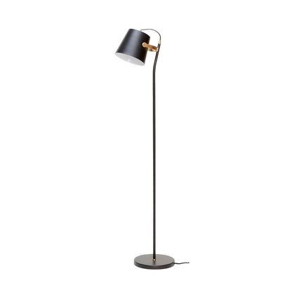 Hübsch Architect Gulvlampe  Sort/Messingfarve
