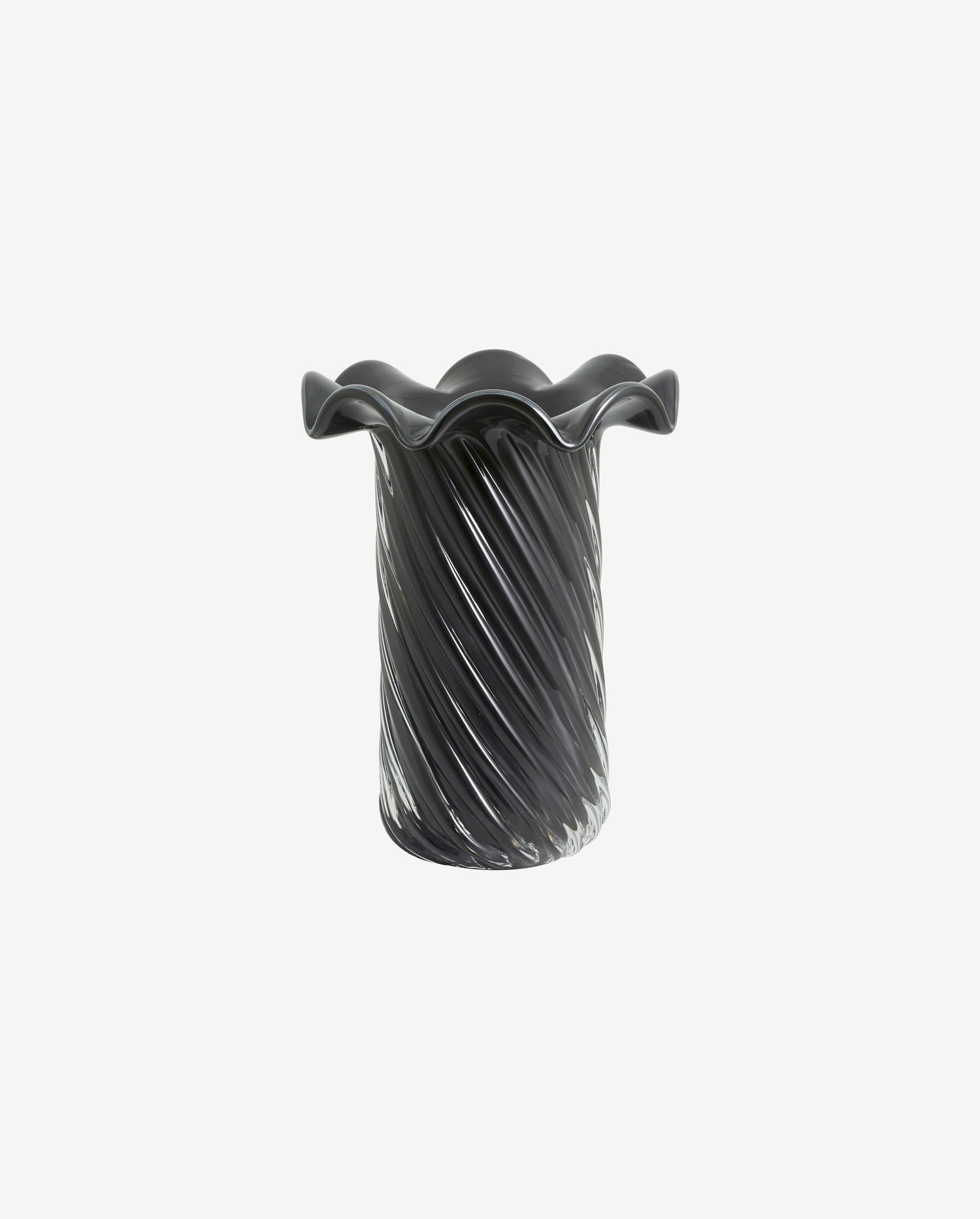 KORO vase, glas - grå
