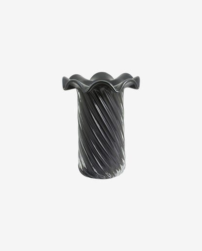 KORO vase, glas - grå