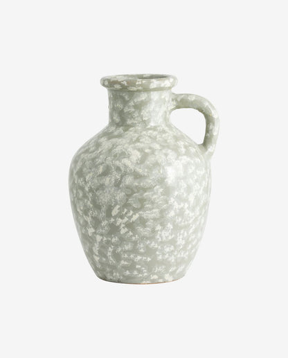 BATAM vase, glaseret - grå